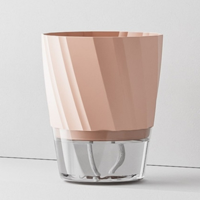 미소로운 자동급수 화분, 1개, 핑크