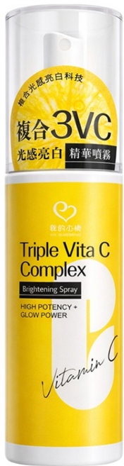 MY SCHEMING 我的心機 複合3VC光感亮白精華噴霧 Triple Vita C Complex Brightening Spray, 100ml, 1個