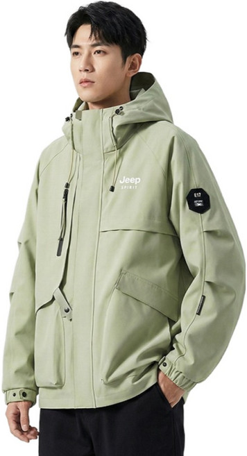 Jeep Spirit 男女通用防風機能連帽夾克