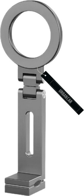 어반카 휴대용 오토홀 맥세이프 접이식 스마트폰 거치대, 블랙, 1개