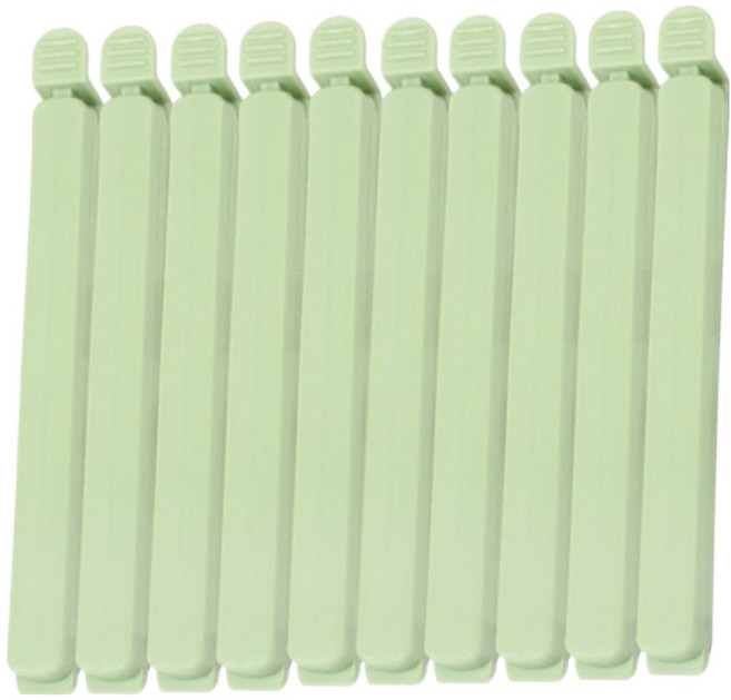 가주가샵 다용도 밀봉 클립, 그린, 10개