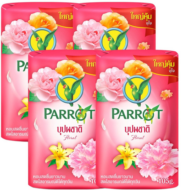 PARROT 보타니칼스 비누 플로랄, 4개입, 105g