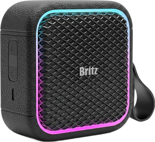브리츠 휴대용 블루투스 스피커, 블랙, BZ-WX3