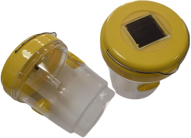 심플리굿 태양광 곤충 포충기 초파리 땅벌 해충 방충 트랩 옐로우 2p, HY-1351