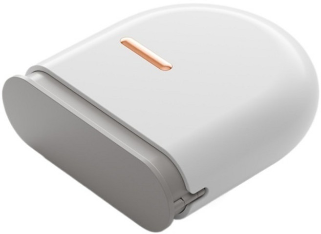 명가통상 심플 휴대용 교정기 틀니 보관함 화이트, D0019991