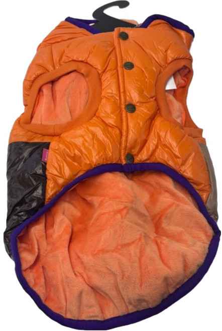 패리스독아웃도어 반려동물 아이두패딩, 오렌지, 1개