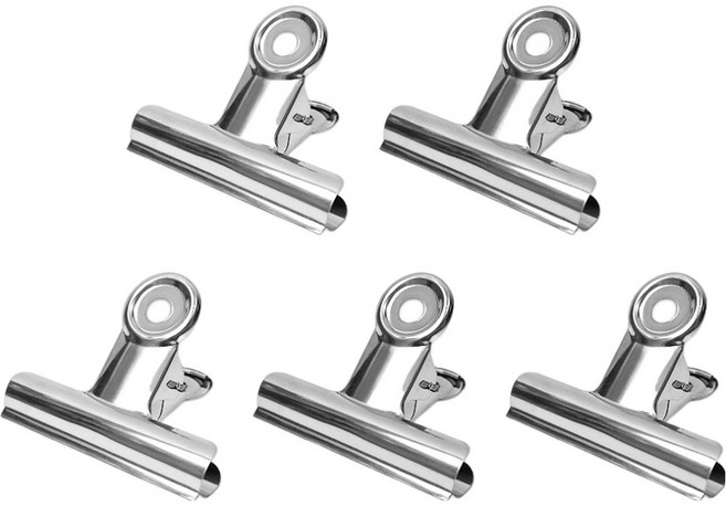 월드크린 라운드 스텐 봉지 밀봉 집게