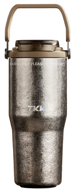 TKK 悅界雙飲口保溫拎拎杯 純鈦, 鈦金屬, 1個, 700ml
