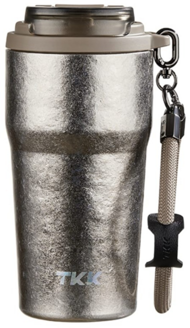 TKK 洛奇保溫咖啡杯 純鈦, 鈦金屬, 1個, 630ml