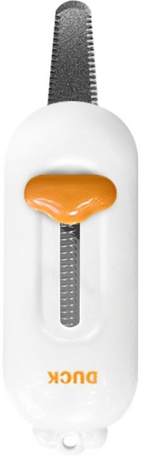 월드크린 자석 오토락 오리 택배칼 화이트, 1개