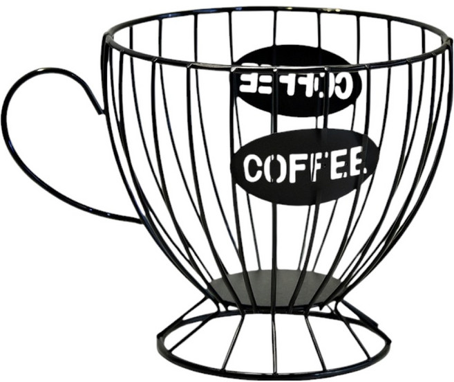 루미온 스타일 캡슐 커피 보관함, 블랙, 1개