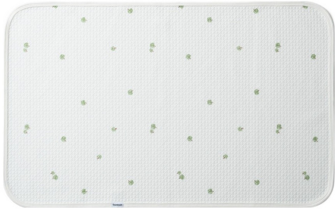 Bombom Publisher 嬰兒尿布更換臺純棉防水墊, 青椒, 1個