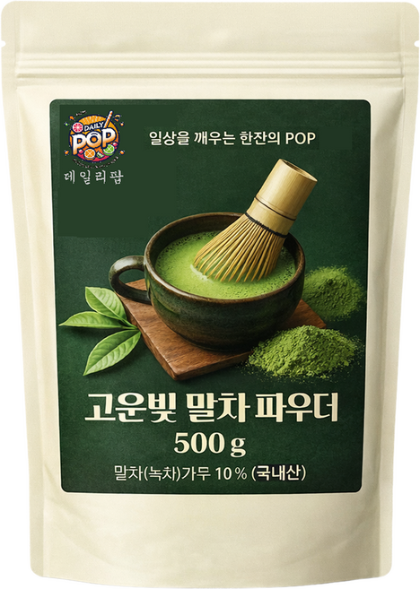 데일리팝 고운빛 말차파우더, 1개, 1개입, 500g