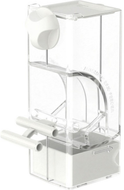 쥬맥스 앵무새 스마트플로 자동급식기, 화이트, 1개