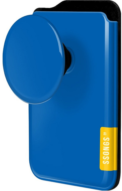 쏭스디자인 톡홀더 3카드팩 일체형 컬러라벨 뉴컷팅핏 맥세이프 카드지갑, 19 비비드블루, 1개