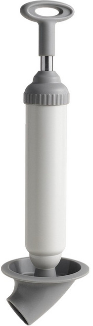 위더스욕실용품 원푸시 에어 펌프 압축기 변기 뚫어뻥, 그레이