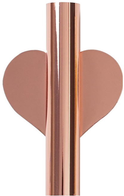 morningscent 납골당 꾸미기 봉안당 추모 메탈 양면테이프 벽 부착식 미니조화 꽃병 하트 2p, 로즈골드