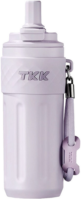 TKK 悅動雙飲保溫瓶316不鏽鋼, 風信紫, 1個, 500ml