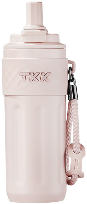 TKK 悅動雙飲保溫瓶316不鏽鋼, 初春粉, 1個, 500ml