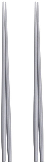 코지테이블 국산 에센셜 PPS 열탕소독 육각 젓가락, 2개, 단품, 그레이