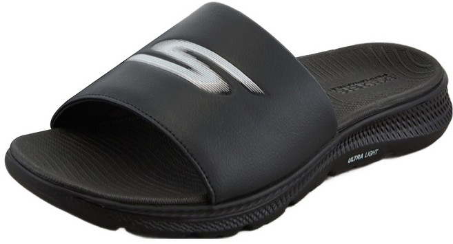 SKECHERS 男款 GO C onsistent 2.0 拖鞋 SP0MSCGM171, 黑色, 280