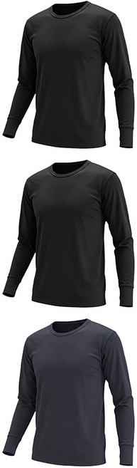 GIAT 吉亞特 男款 極暖5.5度C刷毛圓領保暖衣3件組 65902