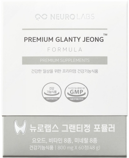 뉴로랩스 그랜티정 포뮬러 48g, 60정, 1개