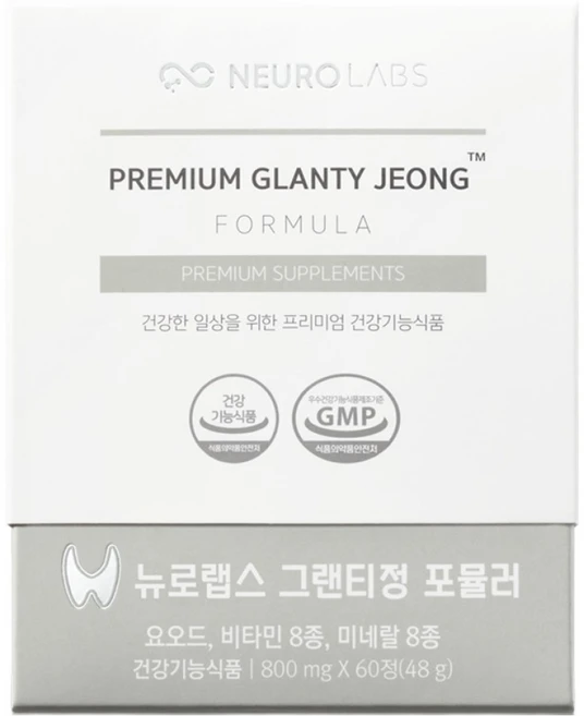 뉴로랩스 그랜티정 포뮬러 48g, 60정, 1개 - 쿠팡
