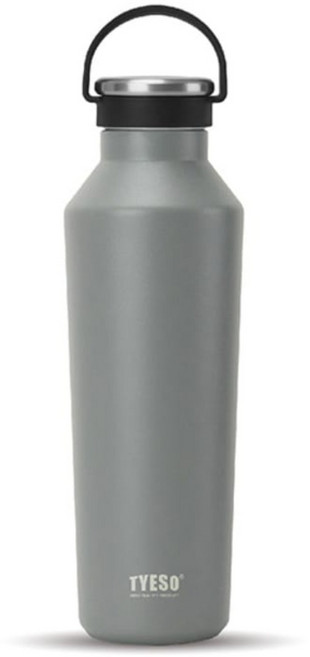 TYESO 泰碩 304不鏽鋼運動保溫瓶, 高級灰, 750ml, 1個