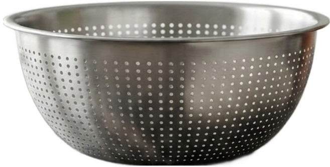 UH홈데코 스텐 채반 펀칭볼, 실버, 1개