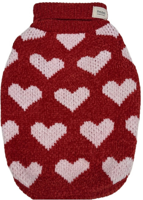 펫바디랩 강아지 KS0089 스웨터, 레드, 1개