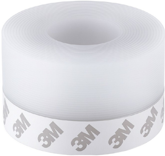 주식회사아텍스 실리콘 외풍차단 틈새차단 문풍지 테이프 반투명 45mm x 5m, 1개