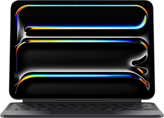 Apple Magic Keyboard 巧控鍵盤 適用 iPad Pro 11吋 M5 注音, 製造商軸, MWR23TA/A, 黑色