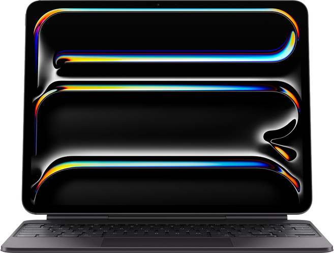 Apple Magic Keyboard 巧控鍵盤 適用 iPad Pro 13吋 M5 注音, 製造商軸, MWR53TA/A, 黑色