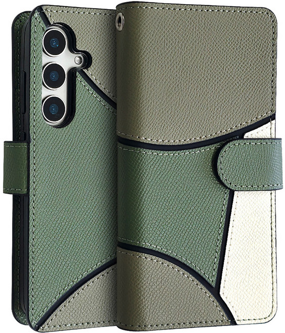 모나프리 소가죽 쓰리피스 다이어리 휴대폰 케이스