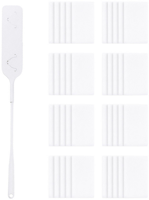 메오 다용도 틈새 먼지제거 브러쉬 + 부직포 40p 세트, 화이트, 1세트