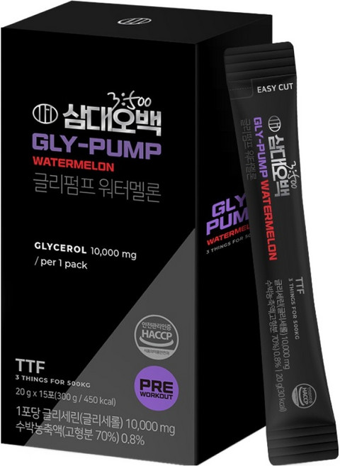 삼대오백 글리세롤 글리펌프 워터멜론 15p, 300g, 1개