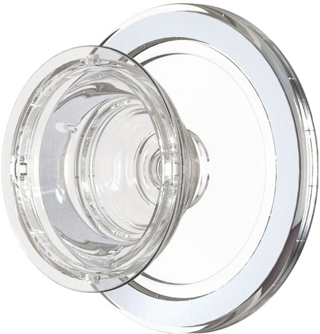 굿밸류 자력강화 맥세이프 그립 스마트톡, 투명, 1개