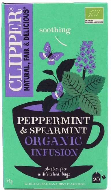 CLIPPER 有機薄荷與綠薄荷, 1.7g, 1個, 20入