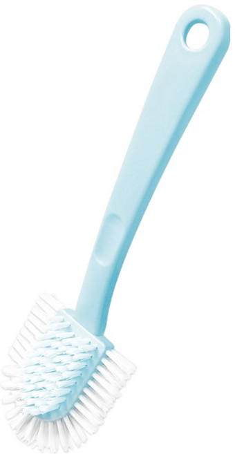 월드크린 파스텔 라운드 운동화솔, 블루, 1개