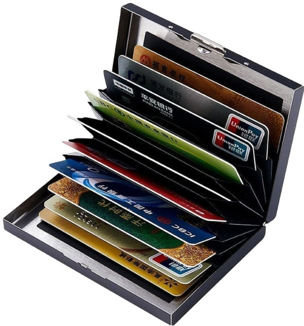 아펙토 메탈 아코디언 슬림 카드 10슬롯 케이스