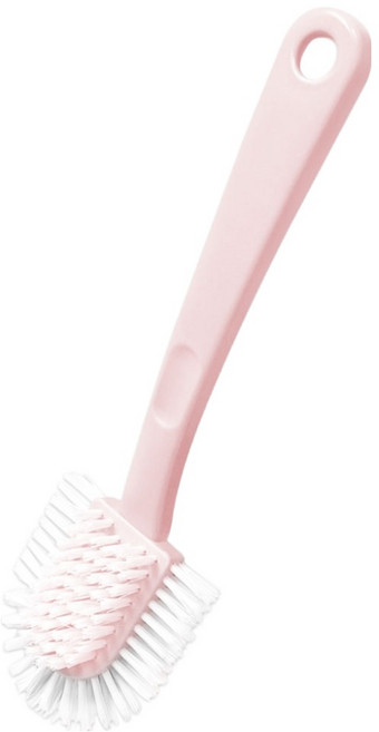 월드크린 파스텔 라운드 운동화솔, 핑크, 1개