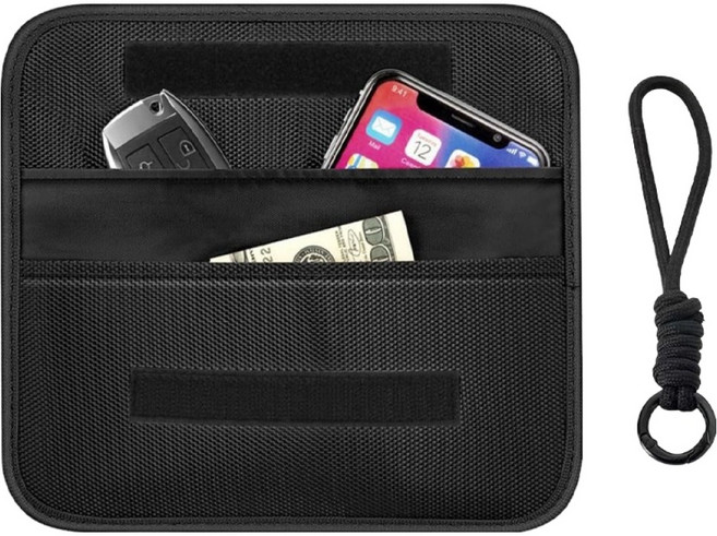 아펙토 RFID 안티스키밍 슬림 여권 파우치 + 스트랩 세트