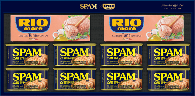SPAM Rio Mare C版禮盒 + 購物袋, 1套