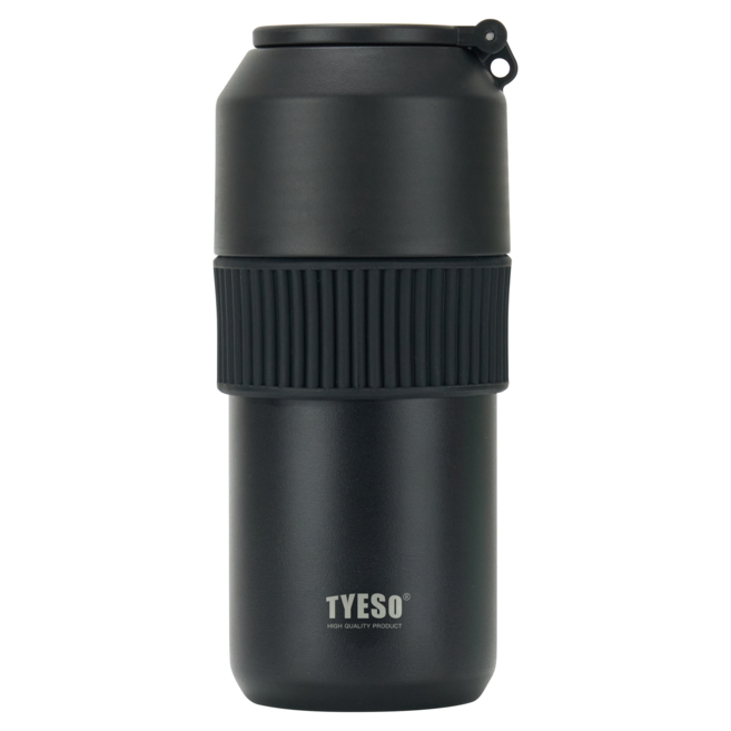 TYESO 泰碩 304不鏽鋼飲料瓶專用保冷瓶, 深夜黑, 1個, 680ml
