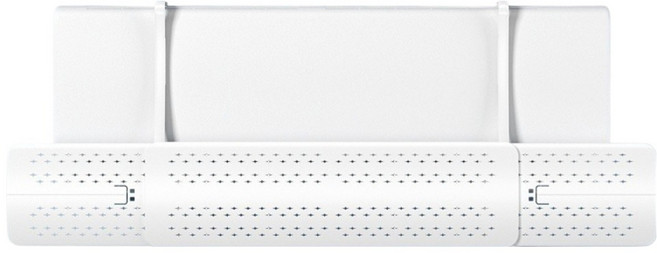 타미나네 확장가능 바람막이 벽걸이 에어컨 윈드바이저 심플 화이트, 1개, TNM-WDB-001