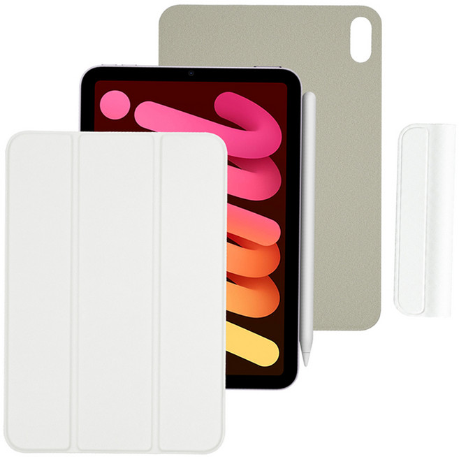 클라스원 맥세이프 폴리오 마그네틱 분리형 아이패드 케이스, 스타라이트, 1개