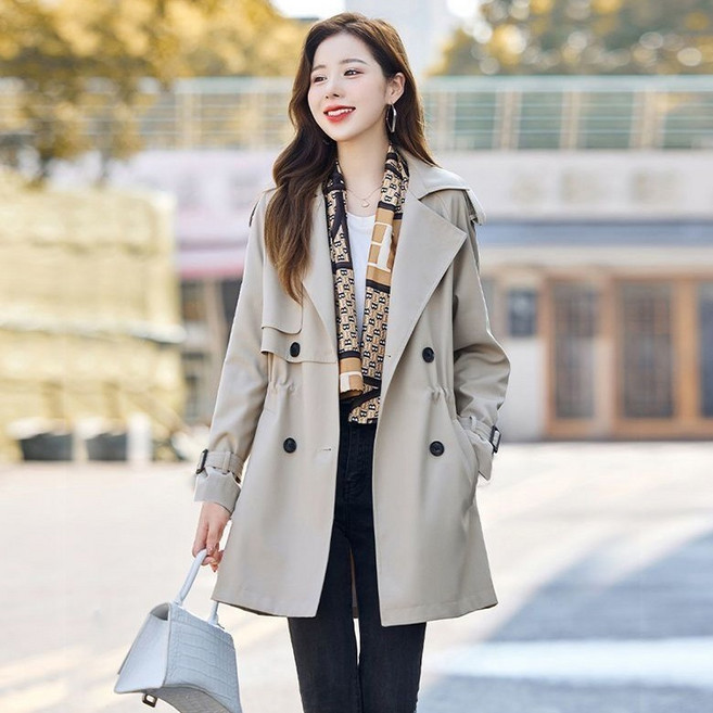 POPLARNC 女款 Netkins 大尺碼風衣 P26SPCT120829