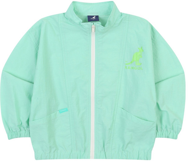 캉골키즈 아동용 라이트 웨이트 솔리드 오버핏 점퍼 PB 0003