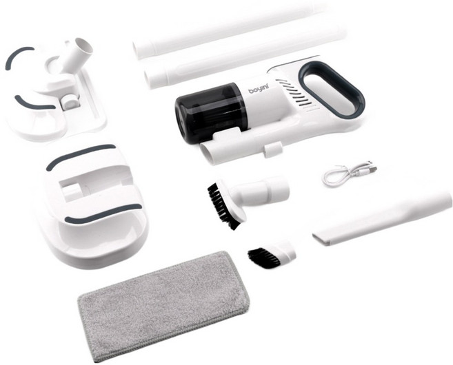 boyini 올인원 진공 물걸레 UV살균 침구 무선청소기, Boyini-2511120XCQ, 화이트